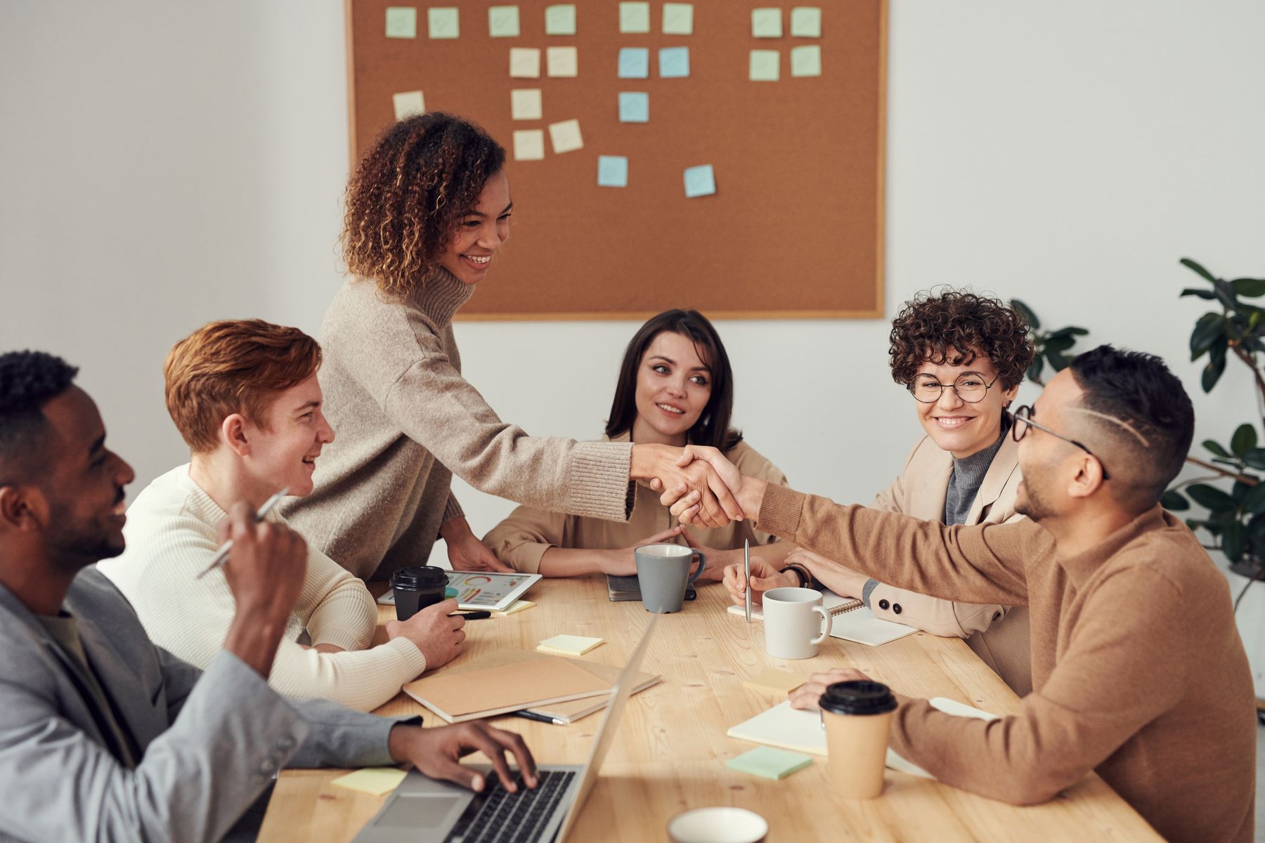 Founders reviewing a growth plan together